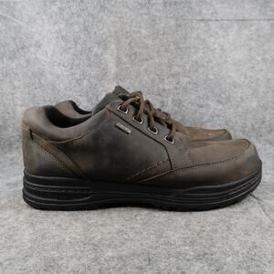 Abeo Shoes Mens 9.5 Casual Sneaker Oxford Leather Comfort Slip Resistant Lace Up